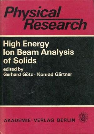 High Energy Ion Beam Analysis of Solids.