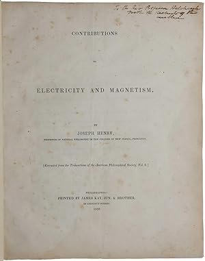 Contributions to Electricity and Magnetism. No. III. - On Electro-Dynamic Induction. Read Novemb....
