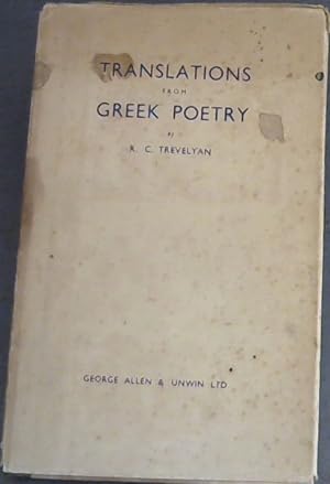 Seller image for Translations From Greek Poetry for sale by Chapter 1