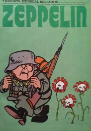 ZEPELIN - REVISTA MENSUAL DEL CÓMIC - NÚMEROS 7 A 12 ENCUADERNADOS EN UN TOMO 15-3-1974 AL 15-8-1974