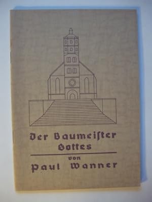 Bild des Verkufers fr Der Baumeister Gottes. Ein Schauspiel in zwei Aufzgen. zum Verkauf von Antiquariat Puderbach