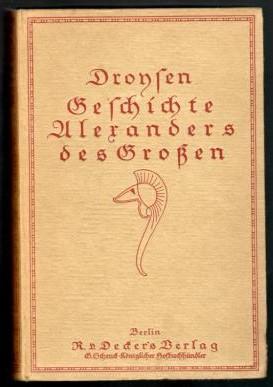 Bild des Verkufers fr Geschichte Alexanders des Groen. zum Verkauf von Antiquariat Puderbach