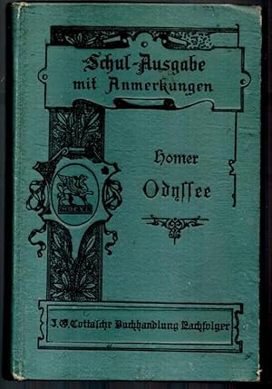 Image du vendeur pour Homers Odyssee. Schulausgabe mit Einleitung und Erluterungen von Dr. Franz Weineck. Sammlung Cotta'scher Schul-Ausgaben. mis en vente par Antiquariat Puderbach