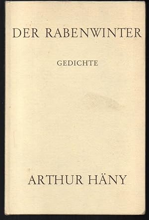 Bild des Verkufers fr Der Rabenwinter. Gedichte. zum Verkauf von Antiquariat Puderbach