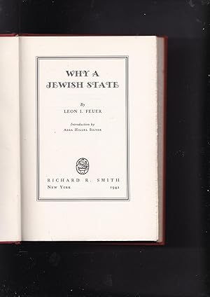 Why a Jewish State