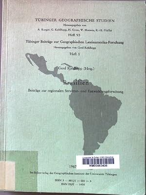 Imagen del vendedor de Brasilien : Beitr. zur regionalen Struktur- u. Entwicklungsforschung. Tbinger geographische Studien ; H. 93; Tbinger Beitrge zur geographischen Lateinamerika-Forschung ; H. 1 a la venta por books4less (Versandantiquariat Petra Gros GmbH & Co. KG)