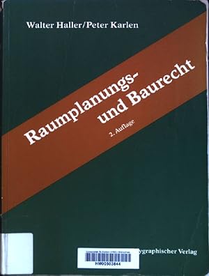 Immagine del venditore per Raumplanungs- und Baurecht nach dem Recht des Bundes und des Kantons Zrich. venduto da books4less (Versandantiquariat Petra Gros GmbH & Co. KG)