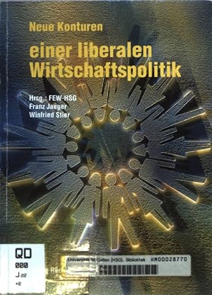 Bild des Verkufers fr Neue Konturen einer liberalen Wirtschaftspolitik. zum Verkauf von books4less (Versandantiquariat Petra Gros GmbH & Co. KG)