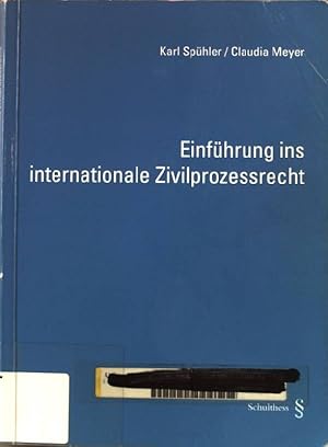 Seller image for Einfhrung ins internationale Zivilprozessrecht. for sale by books4less (Versandantiquariat Petra Gros GmbH & Co. KG)