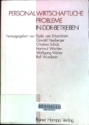 Image du vendeur pour Personalwirtschaftliche Probleme in DDR-Betrieben. Zeitschrift fr Personalforschung : Sonderheft mis en vente par books4less (Versandantiquariat Petra Gros GmbH & Co. KG)