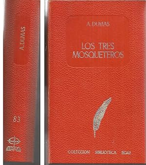 LOS TRES MOSQUETEROS -Colecc Biblioteca Edaf 83- Ilustrado con ilustraciones en láminas color