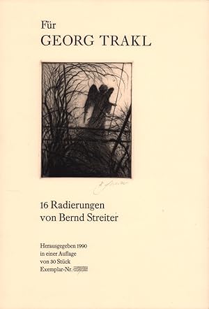 Seller image for Fr Georg Trakl. 16 Radierungen von Bernd Streiter. for sale by Antiquariat Reinhold Pabel