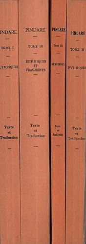 Pindare. [Oeuvres].Texte établi et traduit par Aimé Puech. (Réimpression photoméchanique). 4 vols.