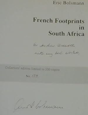 Bild des Verkufers fr French Footprints In South Africa zum Verkauf von Chapter 1