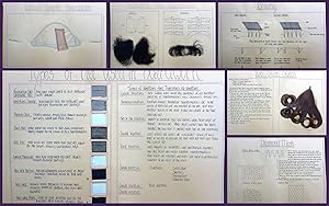 Wigmaking - A Comprehensive Hand Made Large Format Album complete with hair, mesh, weaving, knott...