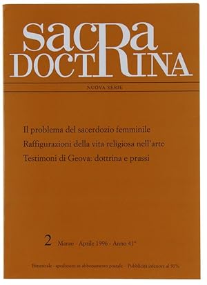 SACRA DOCTRINA. Rivista di teologia. N. 2, Marzo/Aprile 1996.: