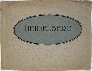 Bild des Verkufers fr Heidelberg. 10 Ansichten in Kupfertiefdruck 17 x 14 cm. zum Verkauf von Antiquariat Richart Kulbach
