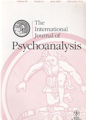 Image du vendeur pour Volume 90. Number 3. The International Journal of Psychoanalysis. June 2009. mis en vente par Fundus-Online GbR Borkert Schwarz Zerfa