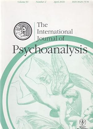 Imagen del vendedor de Volume 91. Number 2. The International Journal of Psychoanalysis. April 2010. a la venta por Fundus-Online GbR Borkert Schwarz Zerfa