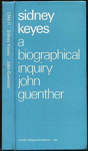 Bild des Verkufers fr Sidney Keyes: A Biographical Inquiry zum Verkauf von Between the Covers-Rare Books, Inc. ABAA