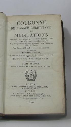 Seller image for Couronne de l'anne chrtienne ou mditations tome second for sale by crealivres