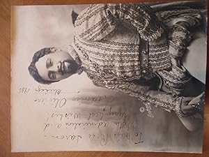 Original Photograph: Opera Singer Lodovico Oliviero, Inscribed In 1935