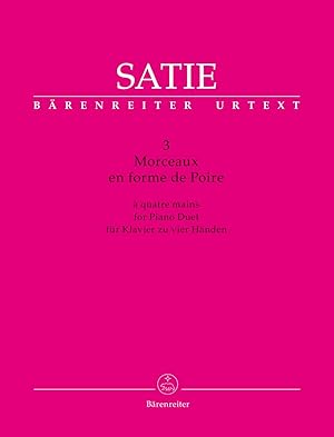 Immagine del venditore per SATIE - Piezas en Forma de Pera (3) para Piano a 4 manos (Urtext) (Rosteck) venduto da Mega Music