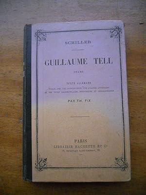 Imagen del vendedor de Guillaume Tell - Texte allemand a la venta por Frederic Delbos