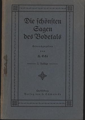 Imagen del vendedor de Die schnsten Sagen des Bodetals, a la venta por Antiquariat Kastanienhof