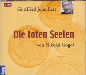 Bild des Verkufers fr 4 CD. Gottfried John liest "Die toten Seelen" von Nikolai Gogol zum Verkauf von ANTIQUARIAT H. EPPLER