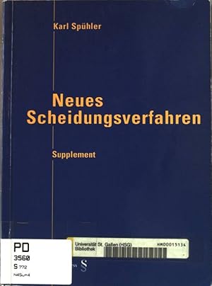 Seller image for Neues Scheidungsverfahren. Supplement. for sale by books4less (Versandantiquariat Petra Gros GmbH & Co. KG)