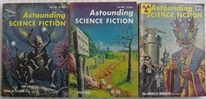 Image du vendeur pour Astounding Science Fiction May, June & July 1958 - featuring "Close to Critical" by Hal Clement (in 3 issues) + The Miracle-Workers, Heir Reluctant, No Connections, The Question, You Take the Hight Road, Fool Killer, Top Rung, One-Eye, ++++ mis en vente par Nessa Books