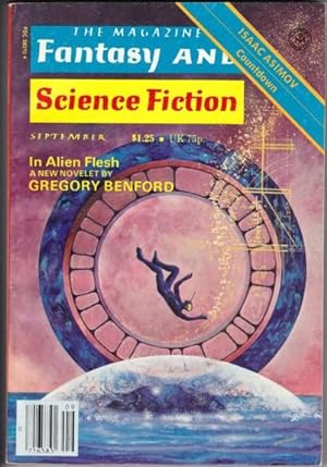 Image du vendeur pour The Magazine of Fantasy and Science Fiction September 1978, In Alien Flesh, Caesar Now be Still, The Book Keeper, Nightfall on the Dead Sea, The Liberation of Josephine, No Left Turn No Right Turn No Thorofare, The Morphology of the Kirkham Wreck mis en vente par Nessa Books