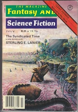 Seller image for The Magazine of Fantasy and Science Fiction July 1978, The Syndicated Time, The Flying Stutzman, The Werewolf of West Point, Morning, Warlord of Earth, Death Therapy, Second to The Skua, + for sale by Nessa Books