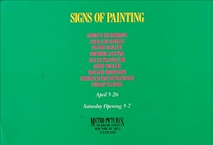 Image du vendeur pour Signs of Painting mis en vente par Specific Object / David Platzker