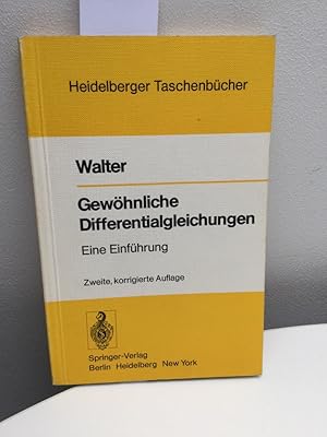Bild des Verkufers fr Gewhnliche Differentialgleichungen : e. Einf. Heidelberger Taschenbcher ; Bd. 110 zum Verkauf von Kepler-Buchversand Huong Bach