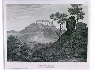 Die Wartburg von der Nordwestseite, Eisenach, Thüringen, Elisabeth von Thüringen, Reformator Mart...