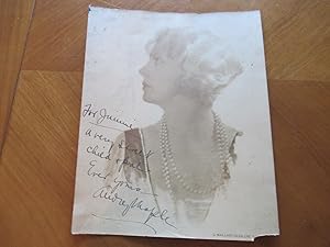 Original Photograph Of Actress Audrey Maple, Inscribed