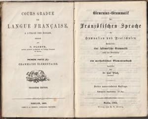 Bild des Verkufers fr Elementar-Grammatik der Franzsischen Sprache fr Gymnasien und Realschulen. zum Verkauf von Versandantiquariat Dr. Uwe Hanisch