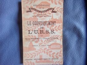 Imagen del vendedor de Le gouvernement de l'U.R.S.S.S a la venta por arobase livres