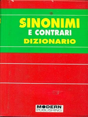 Immagine del venditore per Sinonimi e Contrari dizionario venduto da Librodifaccia