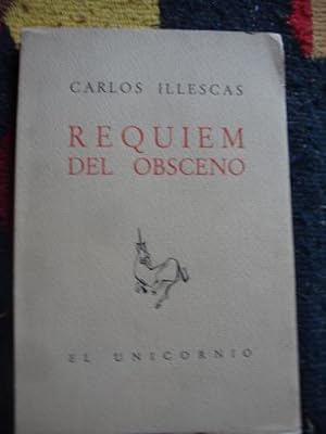 Imagen del vendedor de Requiem del obsceno. a la venta por Libros del cuervo
