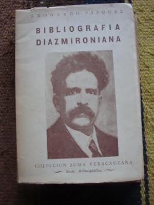 Imagen del vendedor de Bibliografa Diazmironiana a la venta por Libros del cuervo
