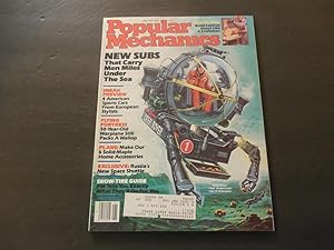 Popular Mechanics Jan 1985 New Subs; Sports Cars; Flying Fortress