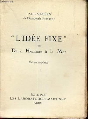 Bild des Verkufers fr L'IDEE FIXE" ou DEUX HOMMES A LA MER. zum Verkauf von Le-Livre