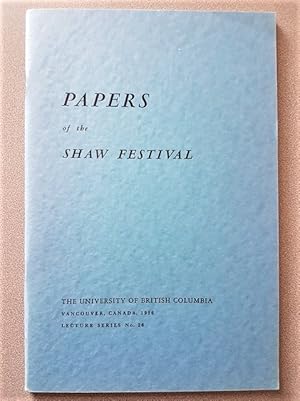 Papers of the Shaw Festival