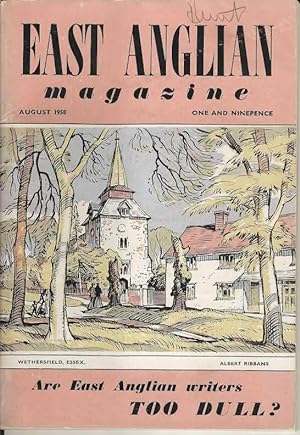 Seller image for East Anglian Magazine August 1958 (Vol 17 No 10) for sale by Joy Norfolk, Deez Books