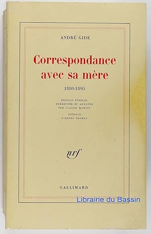 Seller image for Correspondance avec sa mre 1880-1895 for sale by Librairie du Bassin