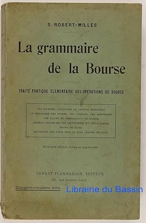 La grammaire de la Bourse