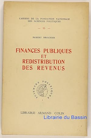 Finances publiques et redistribution des revenus